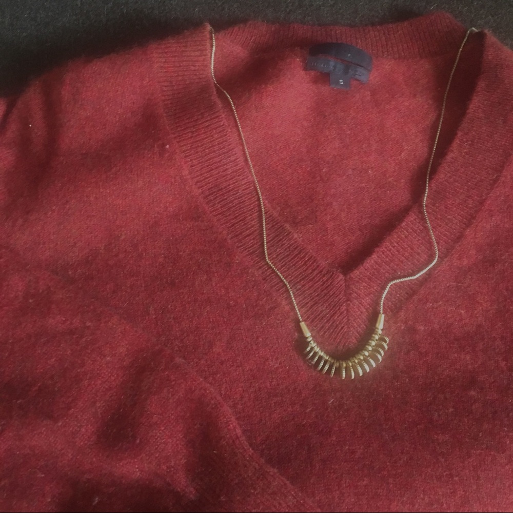 J.Crew Italian Cashmere V-Neck Sweater